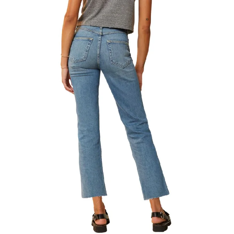 High Rise Kick Crop Jeans (Topanga)