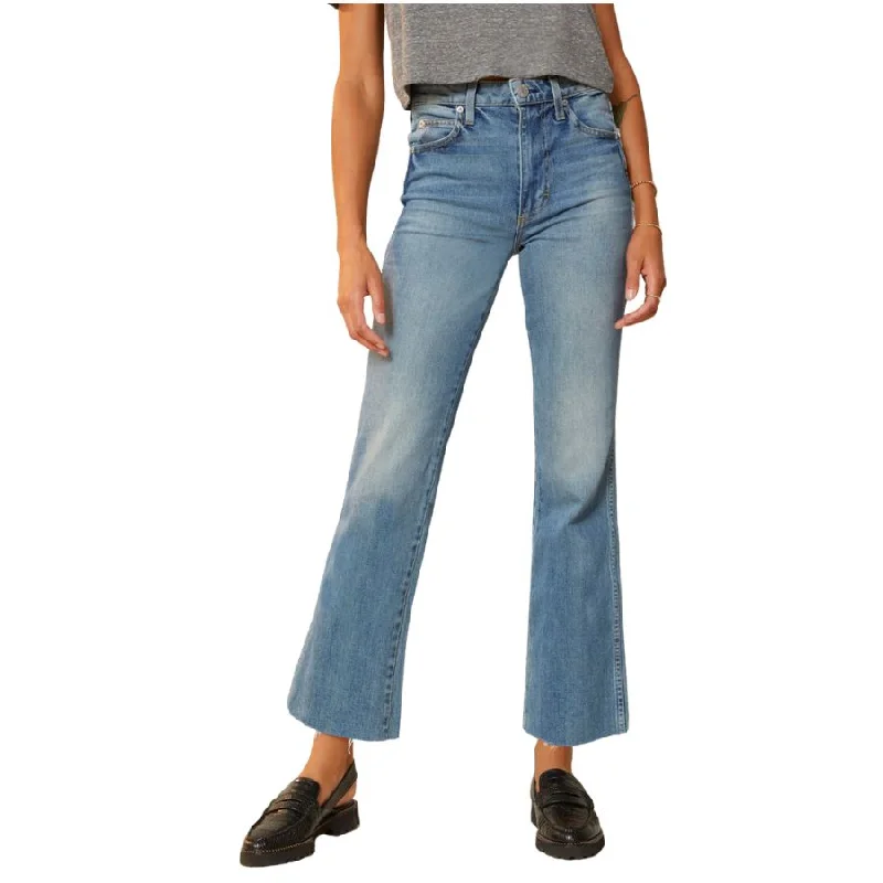 High Rise Kick Crop Jeans (Topanga)