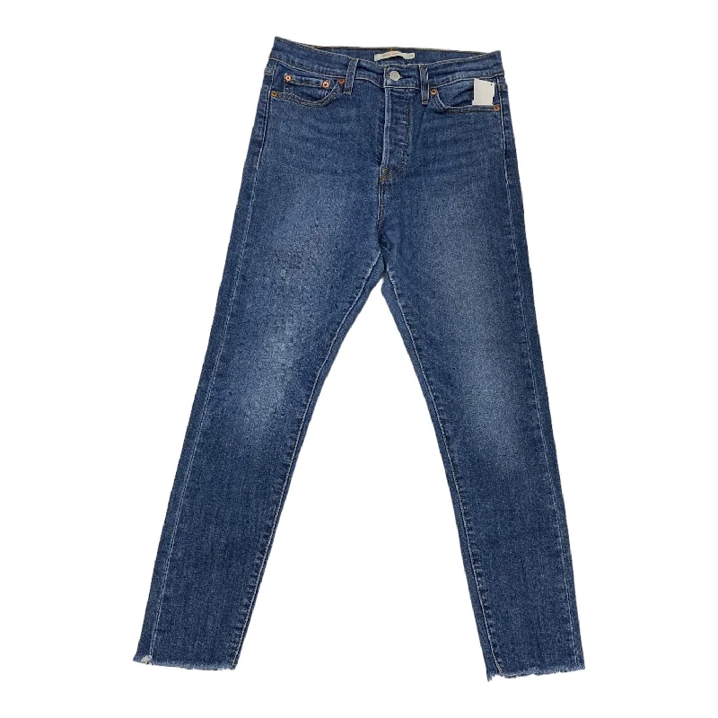 Jeans Cropped By Levis In Blue, Size: 8