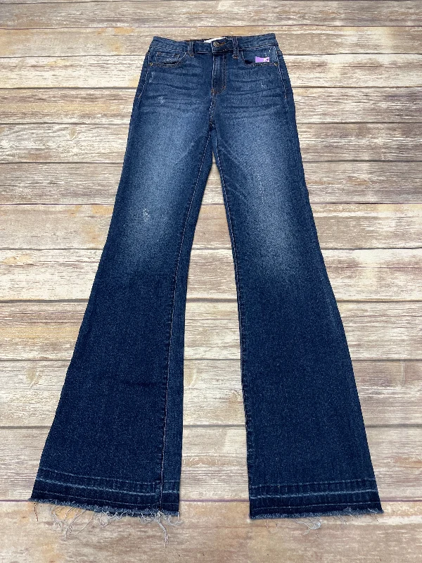 Jeans Flared By Harper In Blue Denim, Size: 2