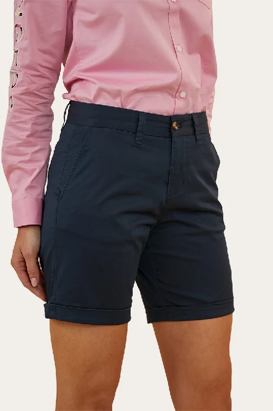 Julia Womens Chino Short - Dark Navy