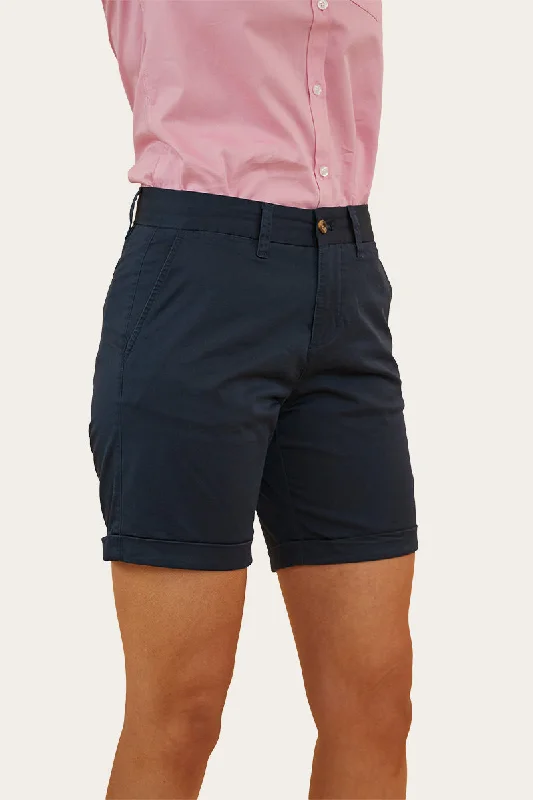 Julia Womens Chino Short - Dark Navy