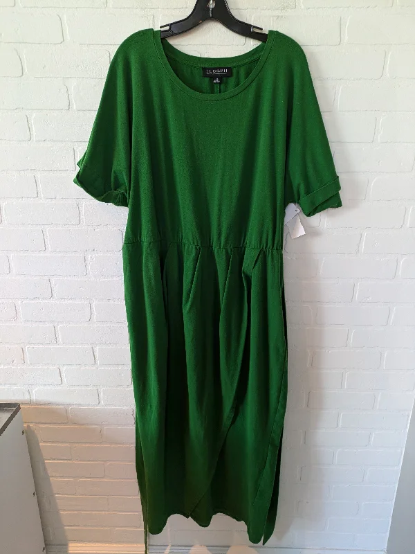 Jumpsuit By Eloquii In Green, Size: 3x