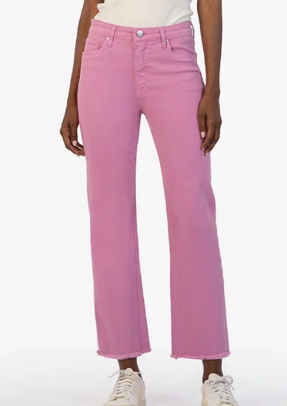 Kelsey High Rise Ankle Jeans In Lavender