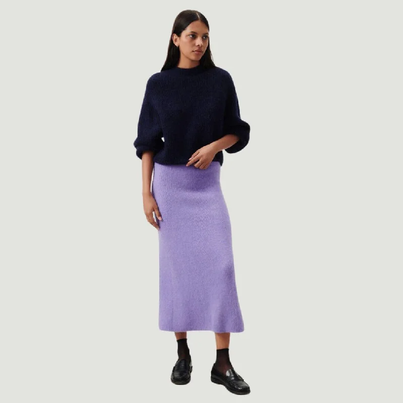 Knit Skirt (Mauve)