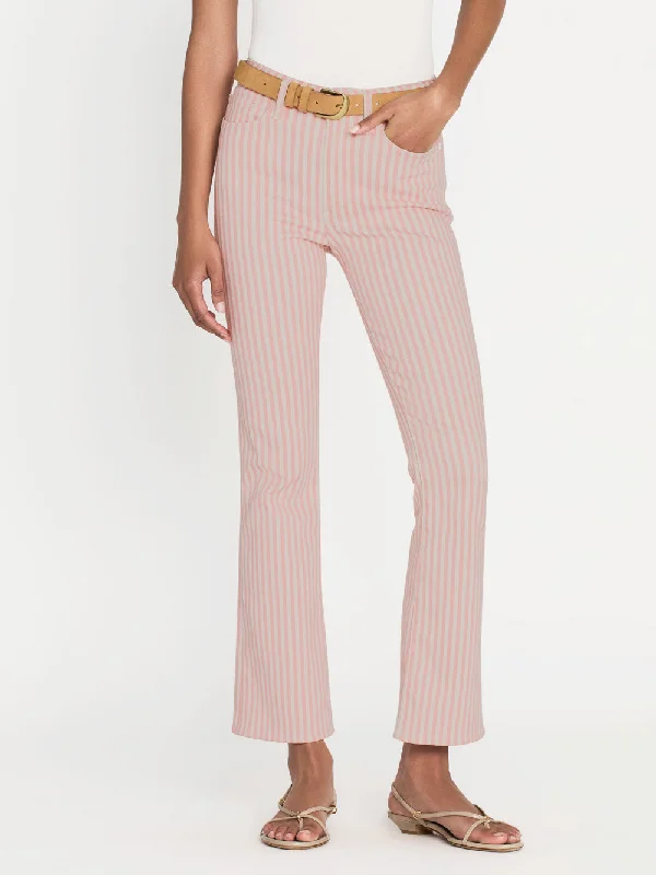 Le Crop Mini Boot -- Dusty Pink Stripe