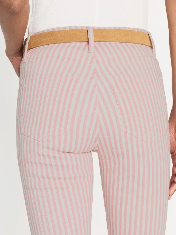 Le Crop Mini Boot -- Dusty Pink Stripe