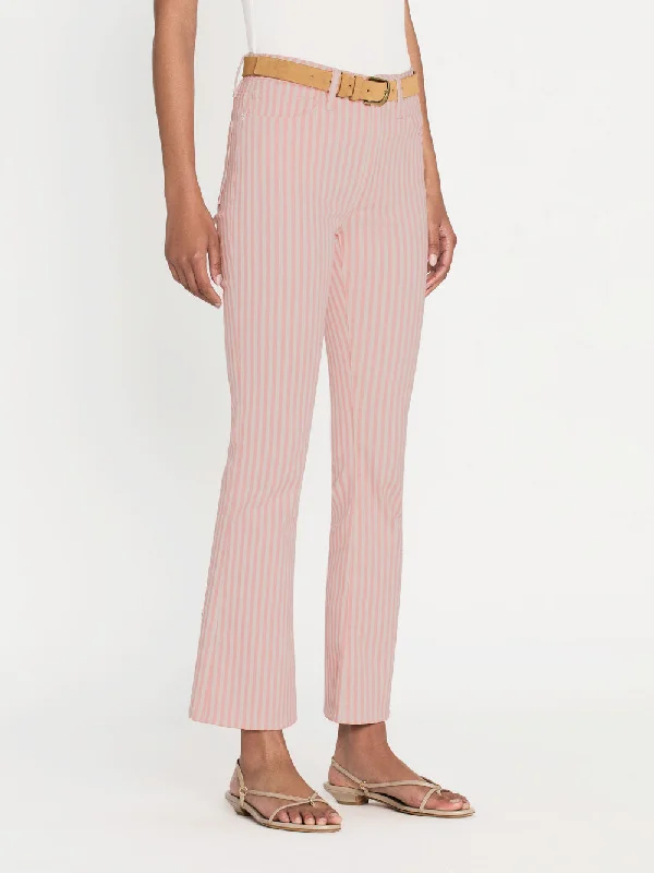 Le Crop Mini Boot -- Dusty Pink Stripe