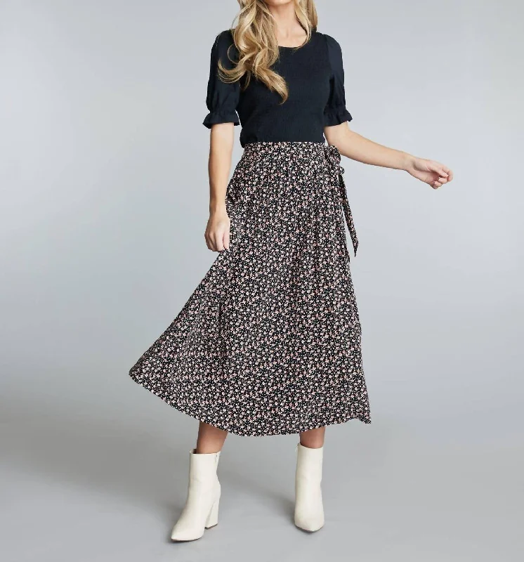 Liliana Skirt In Black Beauty