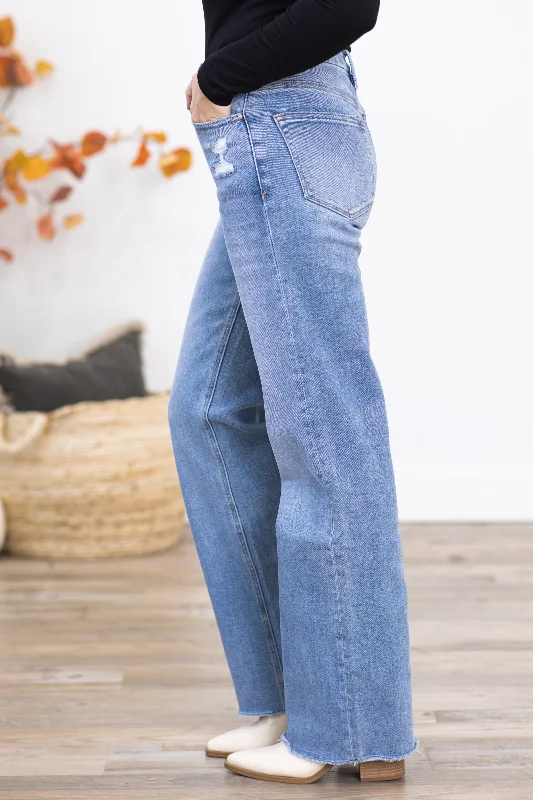 Mica High Rise Wide Leg Jeans