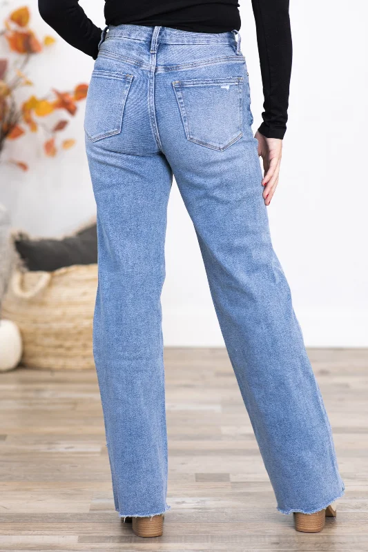 Mica High Rise Wide Leg Jeans