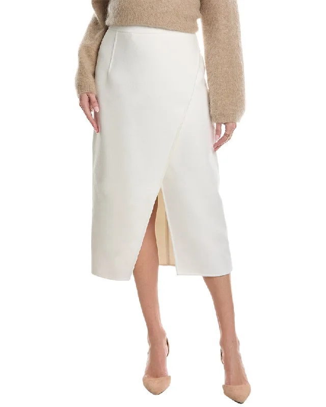 Michael Kors Collection Scissor Wool, Angora, & Cashmere-Blend Skirt