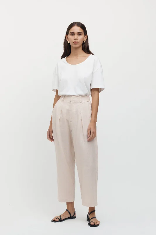 Emilion 7/8 Linen Trouser