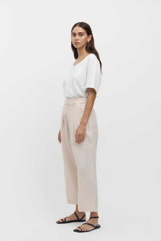 Emilion 7/8 Linen Trouser