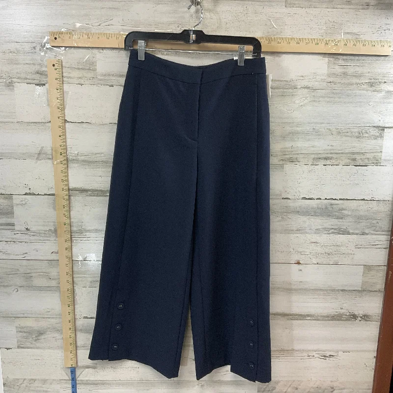 Navy Pants Wide Leg Ann Taylor, Size 2