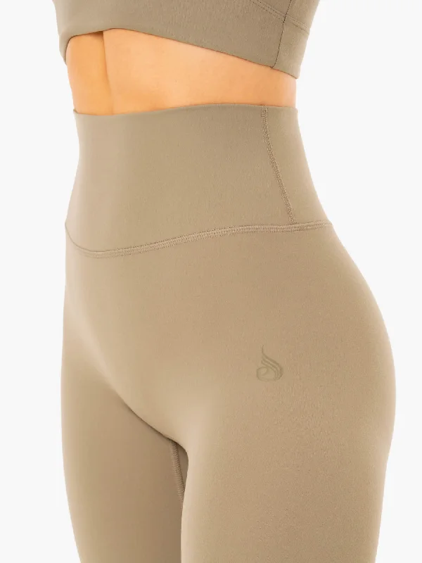 NKD Refine High Waisted Leggings - Khaki