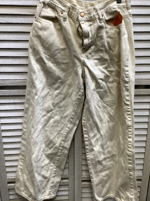 Off White Pants Cropped Universal Thread, Size 10