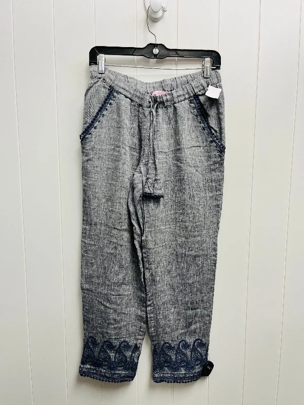 Pants Linen By Calypso St Barth In Blue, Size: Xs