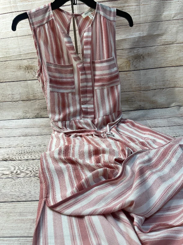 Pink & White Jumpsuit Monteau, Size S