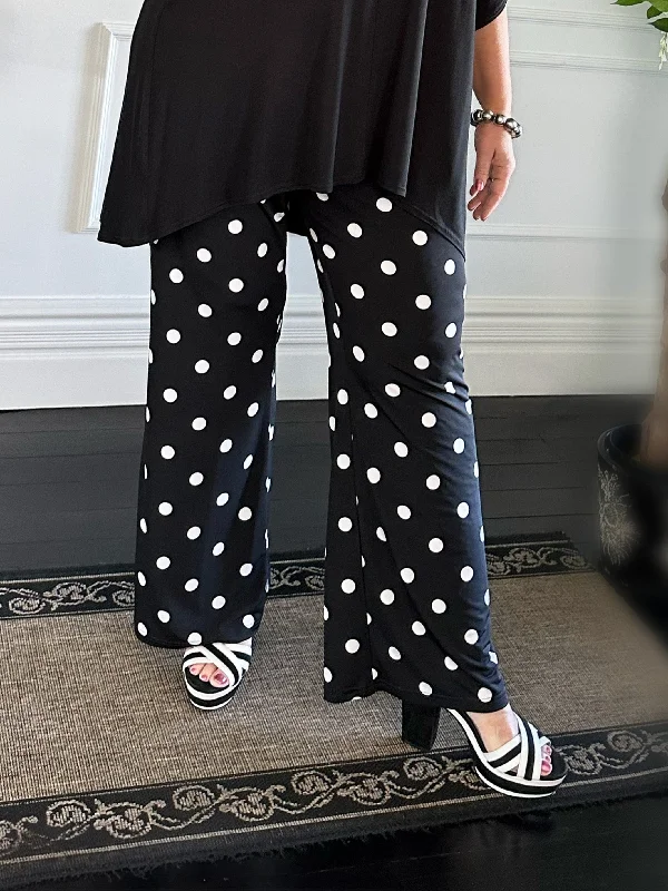 Coin Spot Palazzo Pant