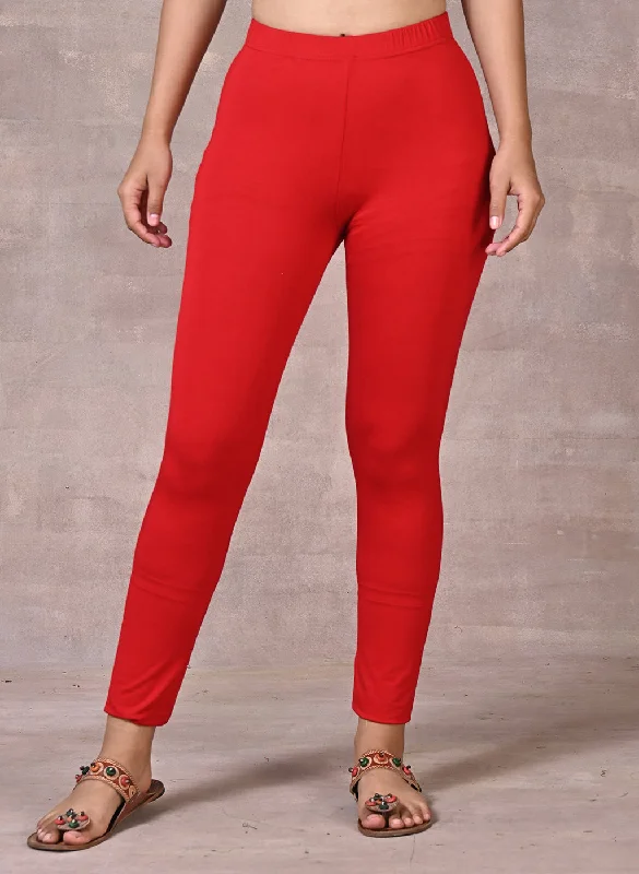 Red Plain Tight