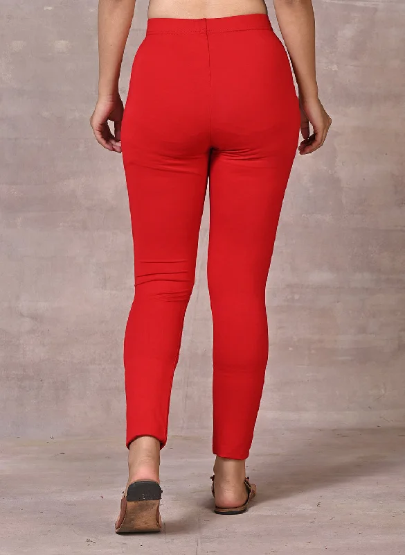 Red Plain Tight