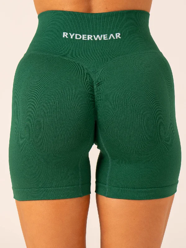 Lift BBL Scrunch Seamless Shorts - Emerald