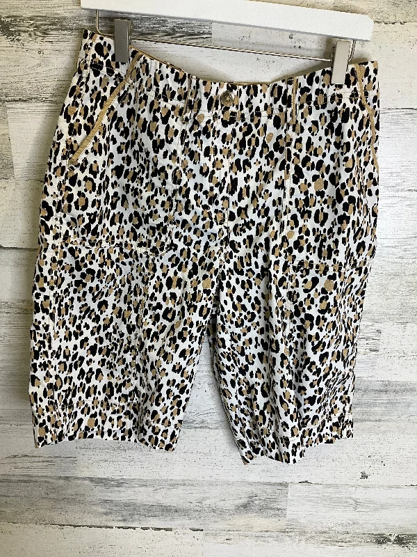 Shorts By Chicos In Animal Print, Size: 10