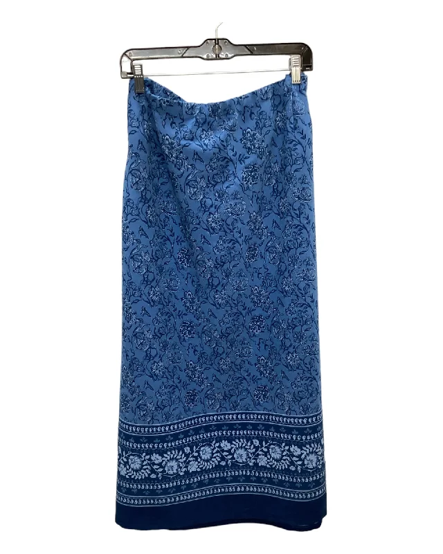 Skirt Midi By Jm Collections In Blue, Size: 24