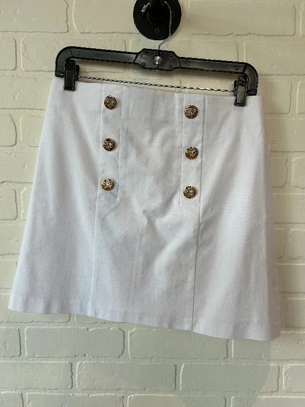 Skirt Mini & Short By Counterparts In White, Size: 8petite