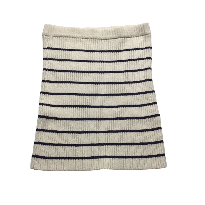 Skirt Mini & Short By Vestique In Striped Pattern, Size: S