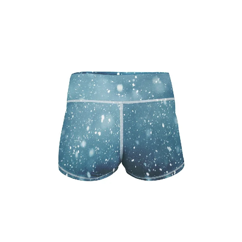 Snow Storm Yoga Shorts