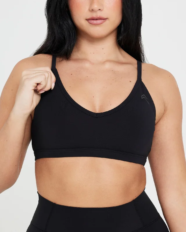 Timeless Strappy Bralette | Black