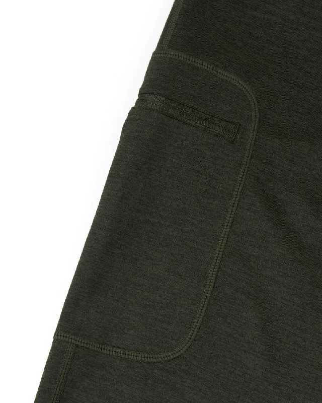 Trek - Womens Active Leggings - Dark Green