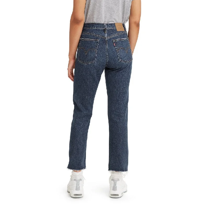 Wedgie Straight Jeans (Salsa Roll)