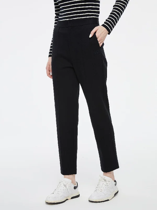 Wool Romper Calf Pants